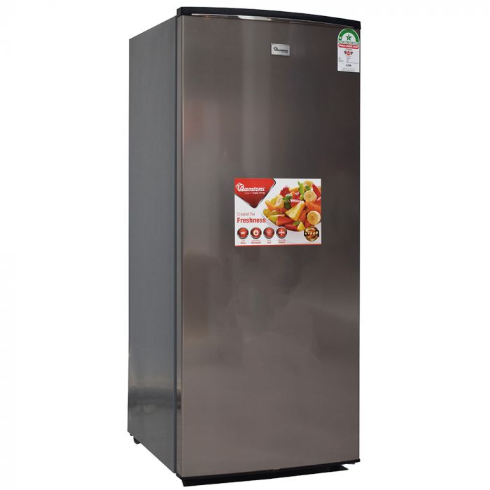 Ramtons 190 LITRES SINGLE DOOR DIRECT COOL FRIDGE, SILVER- RF/140