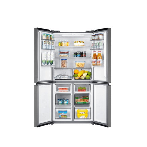 Mika Fridge, 474L, 4 Door Bottom Mount Freezer, No Frost(Frost Free), INVERTER Compressor,Inox Line Brush - MRNF4D474DXV (Available on Order)