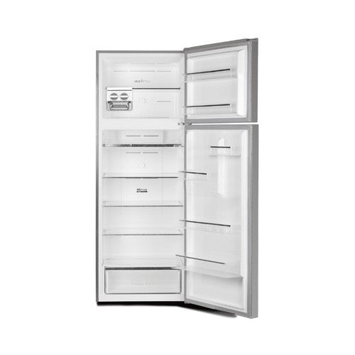Mika Fridge, 465L, 2 Door Top Mount Freezer, No Frost (Frost Free), INVERTER Compressor, Inox Line Brush - MRNF465XLBV