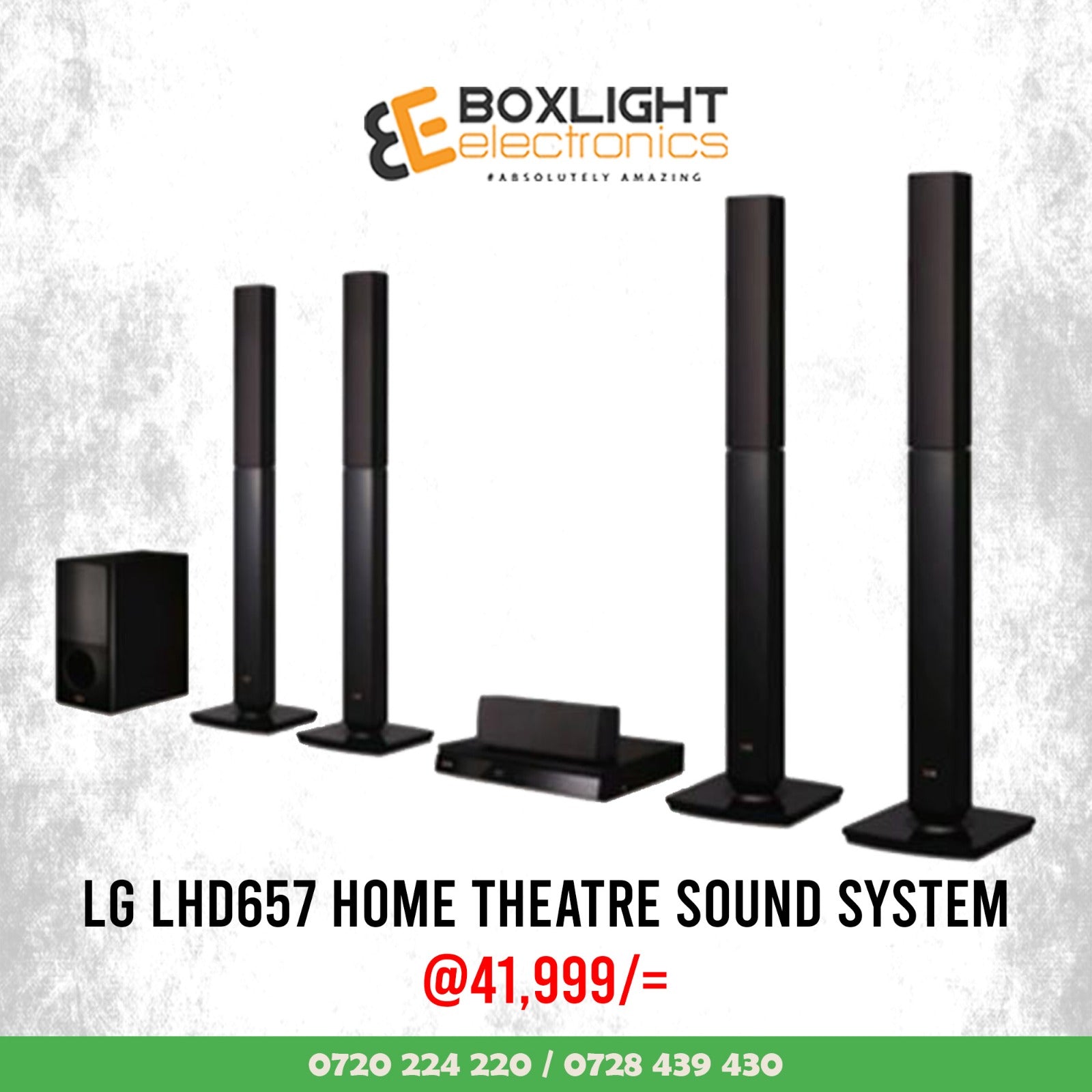 LG LHD657 5.1Ch 1000W DVD Home Theater System