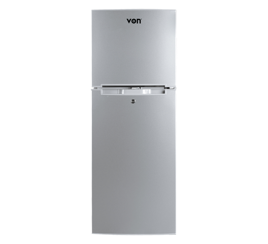 Von VART-18DMY Double Door Fridge 138L - Silver