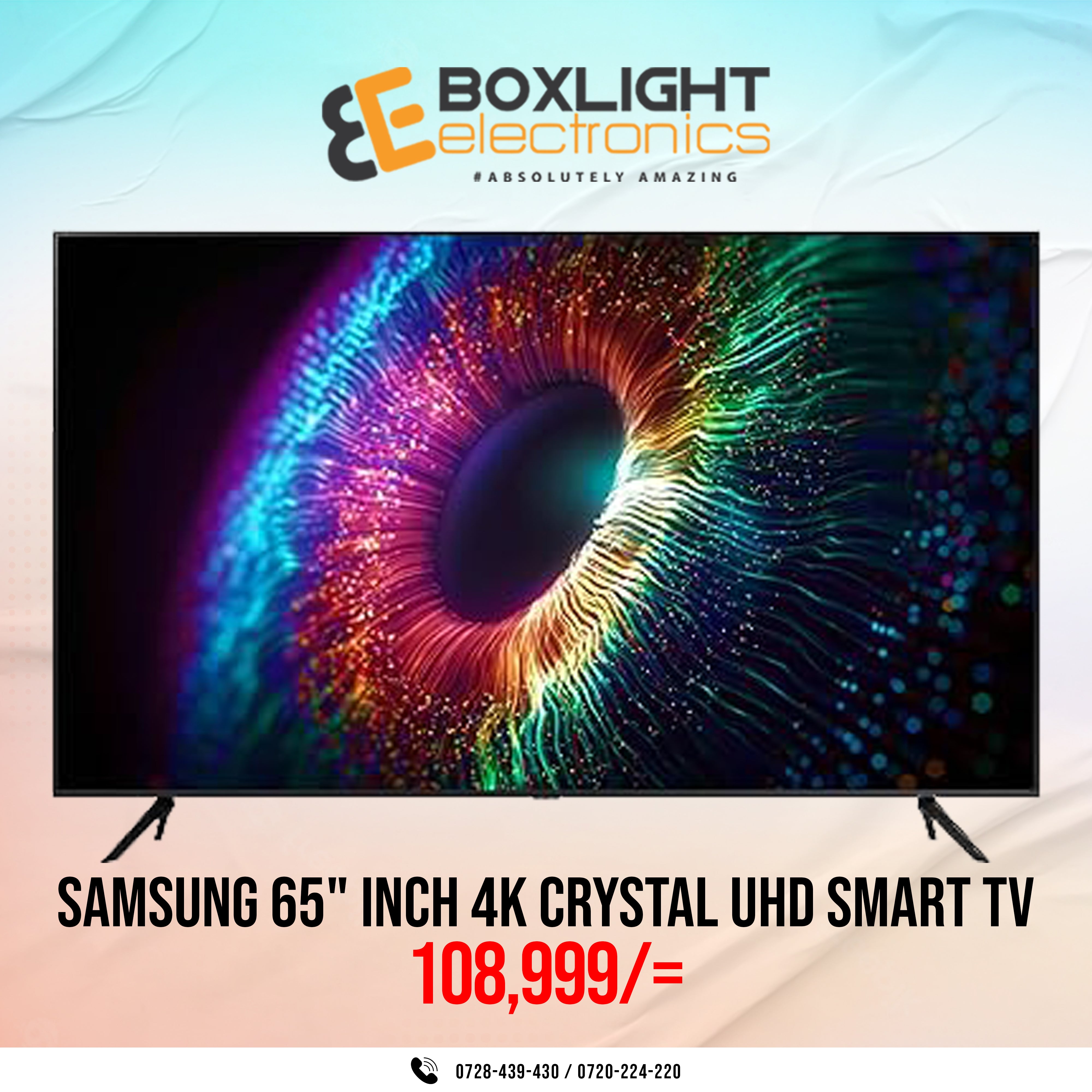 Samsung 65CU7000 65" Inch 4K Crystal UHD Smart TV