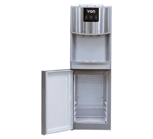 Von VADL2324S Water Dispenser Compressor Cooling with Fridge - Silver