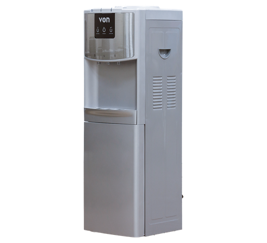 Von VADL2324S Water Dispenser Compressor Cooling with Fridge - Silver