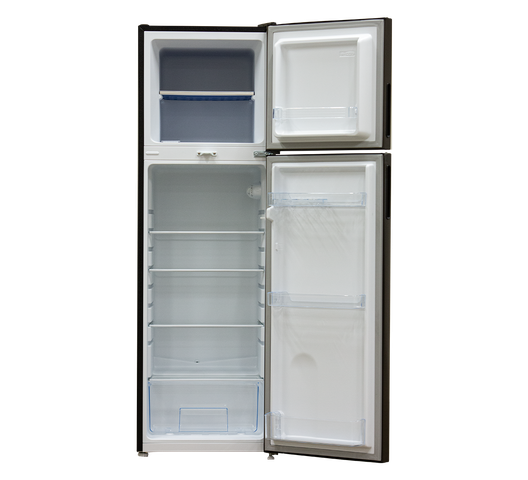 Von VART-25DMS Double Door Fridge, 168L - Silver