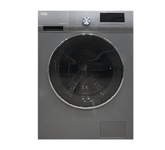 Von VALW-07FXS Front Load Washing Machine Silver - 7KG