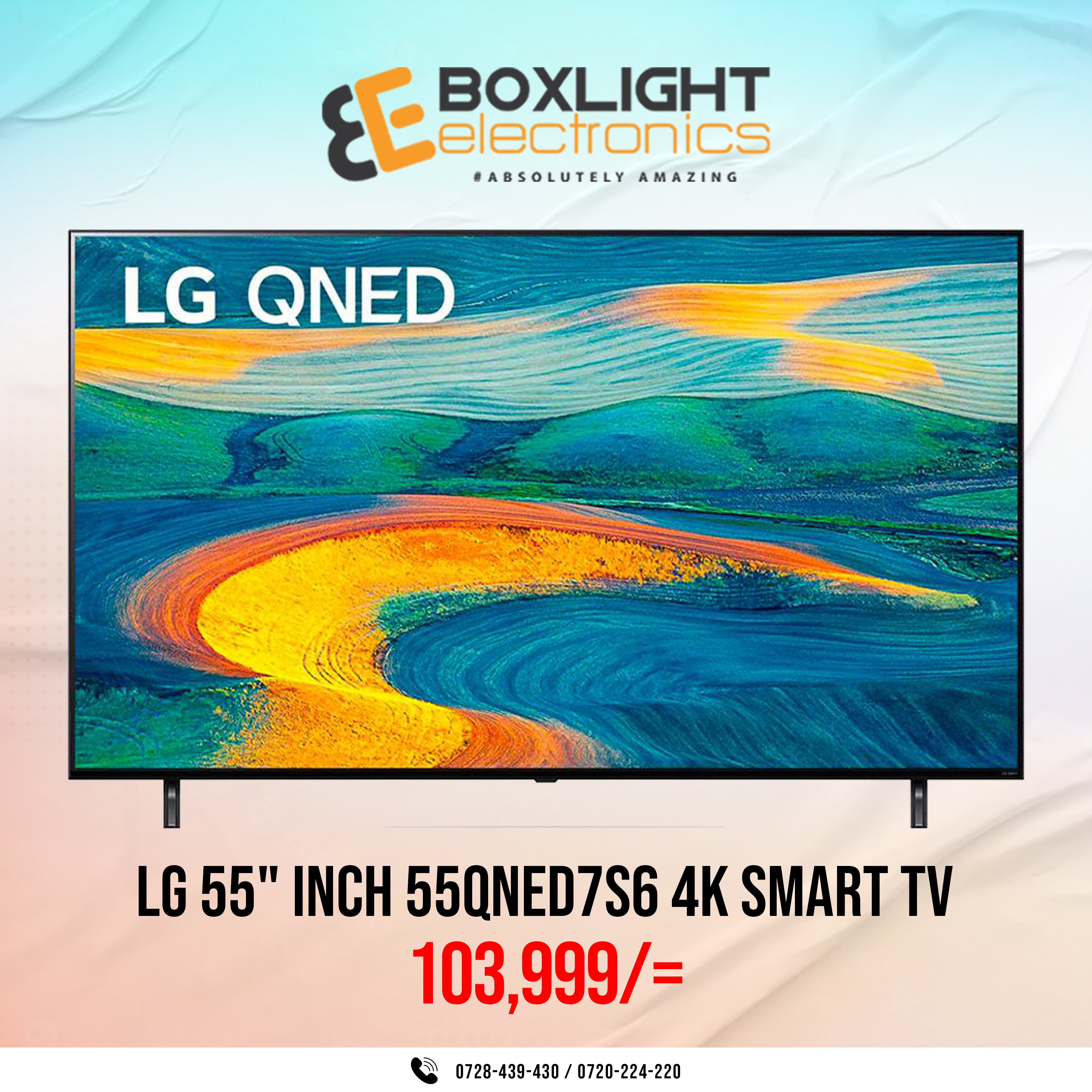 LG 55" Inch 55QNED7S6 4K WebOs Smart TV