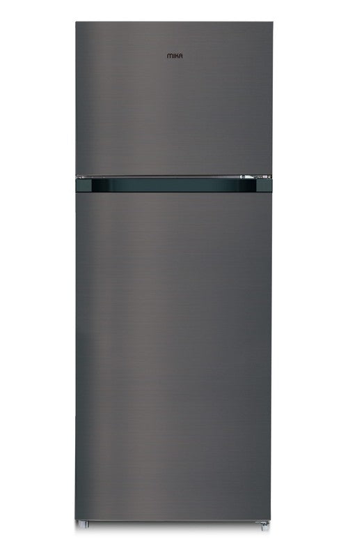 Mika Fridge, 465L, 2 Door Top Mount Freezer, No Frost (Frost Free), INVERTER Compressor, Inox Dark Matt - MRNF465XDMV