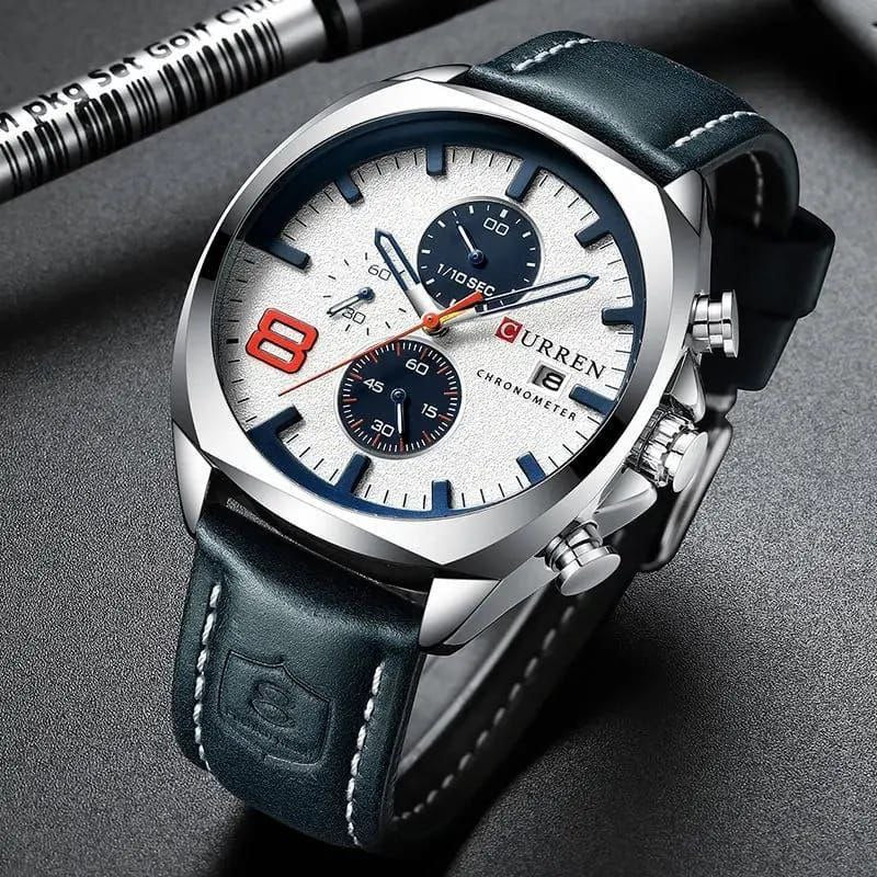 Curren Automatic Chronograph Waterproof Wrist Watch