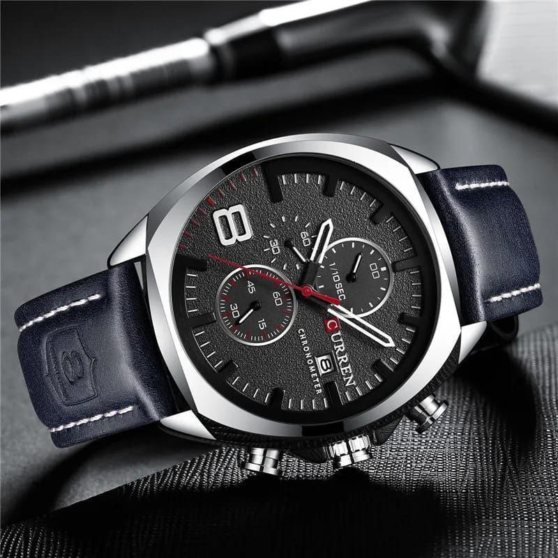 Curren Automatic Chronograph Waterproof Wrist Watch