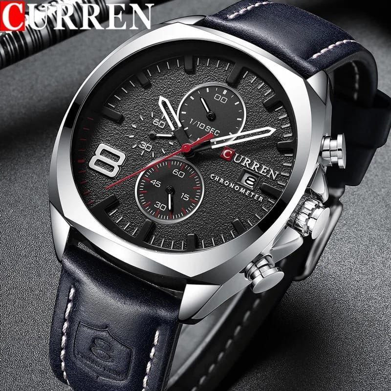Curren Automatic Chronograph Waterproof Wrist Watch