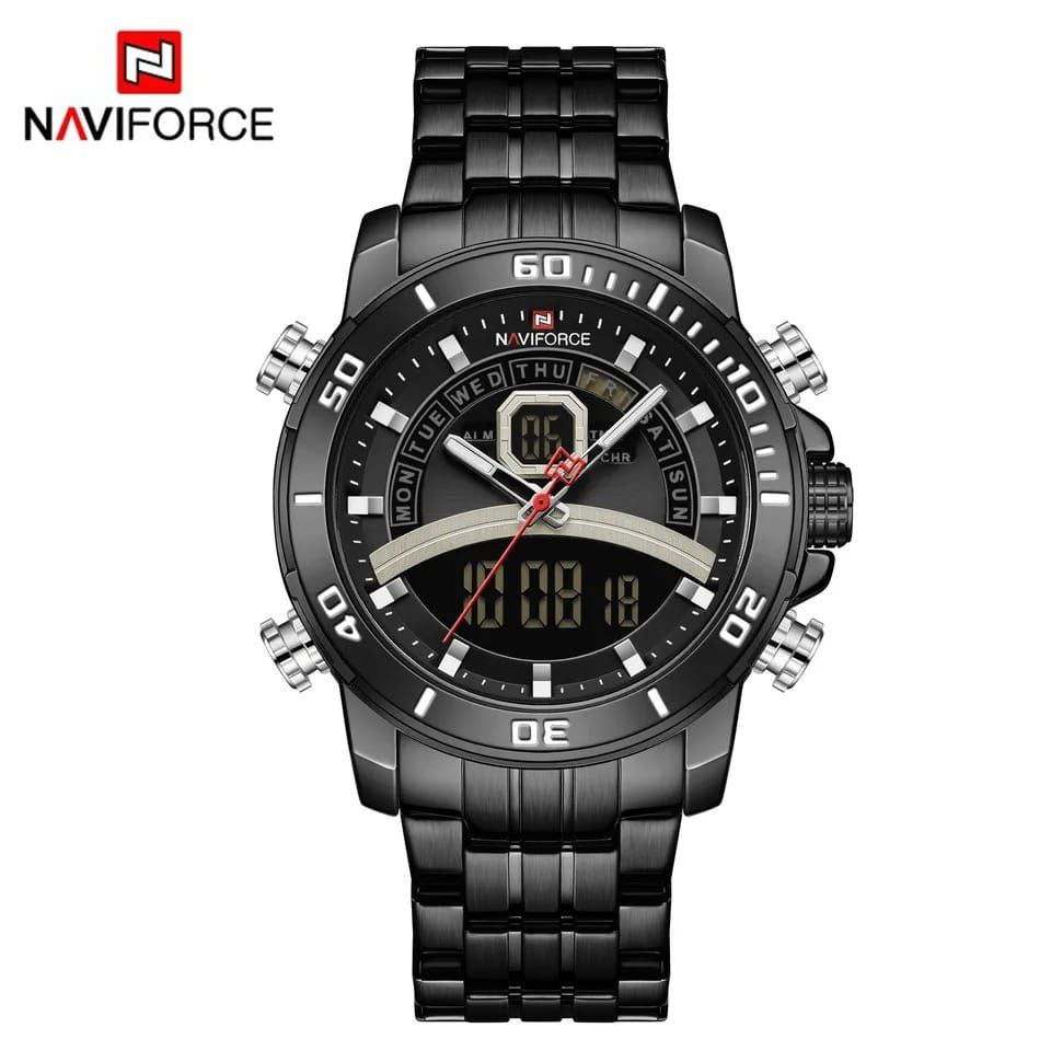 Naviforce Digital Led Waterproof luminous Men's Watch
