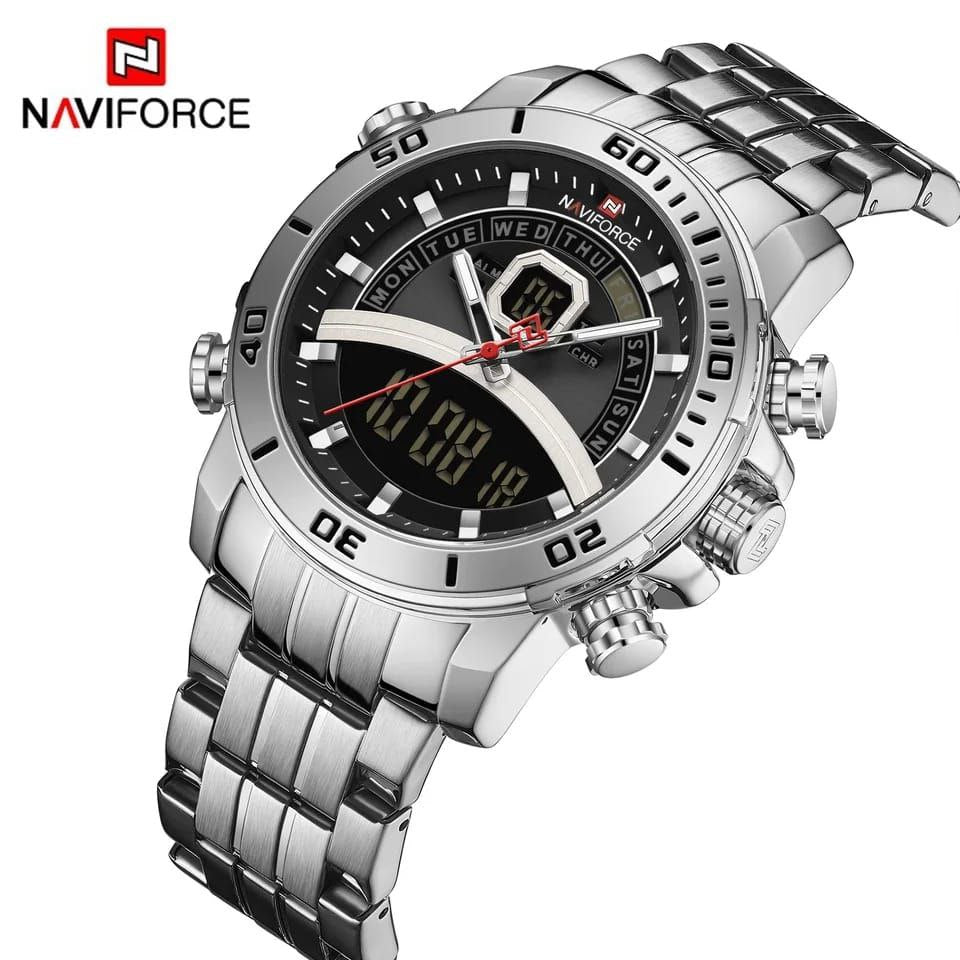 Naviforce Digital Led Waterproof luminous Men's Watch