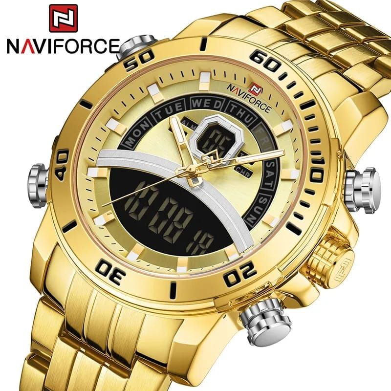 Naviforce Digital Led Waterproof luminous Men's Watch