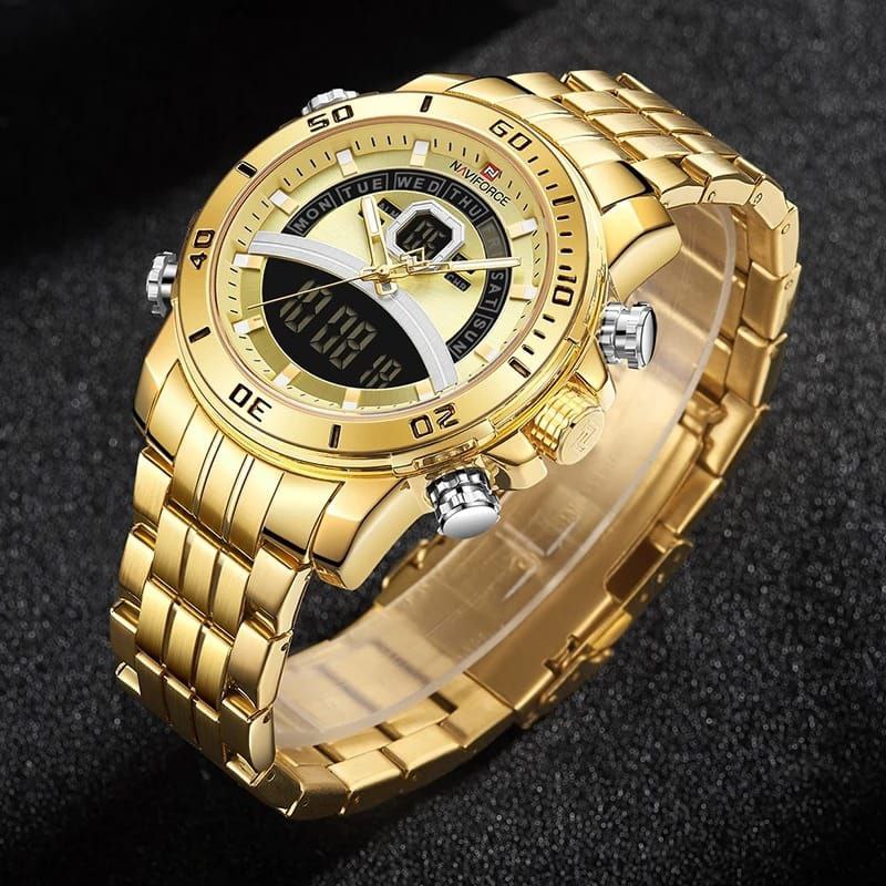 Naviforce Digital Led Waterproof luminous Men's Watch