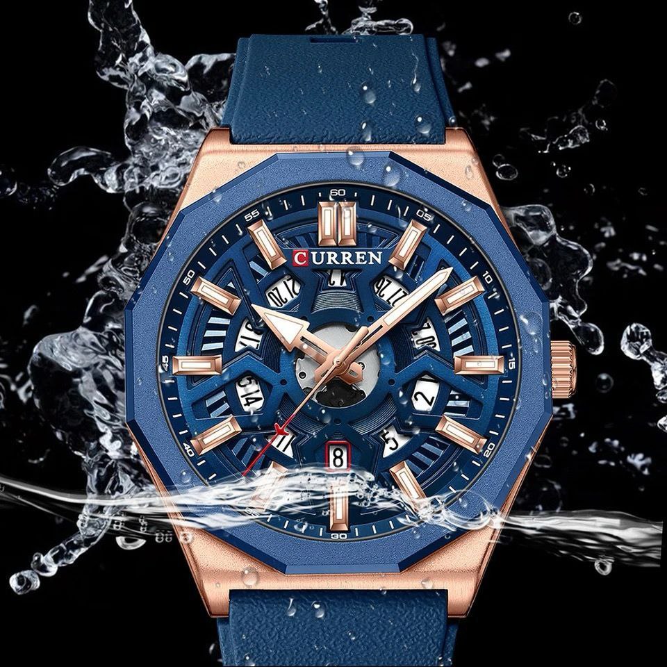 Curren Men's Multifunctional Luminous Waterproof Watch