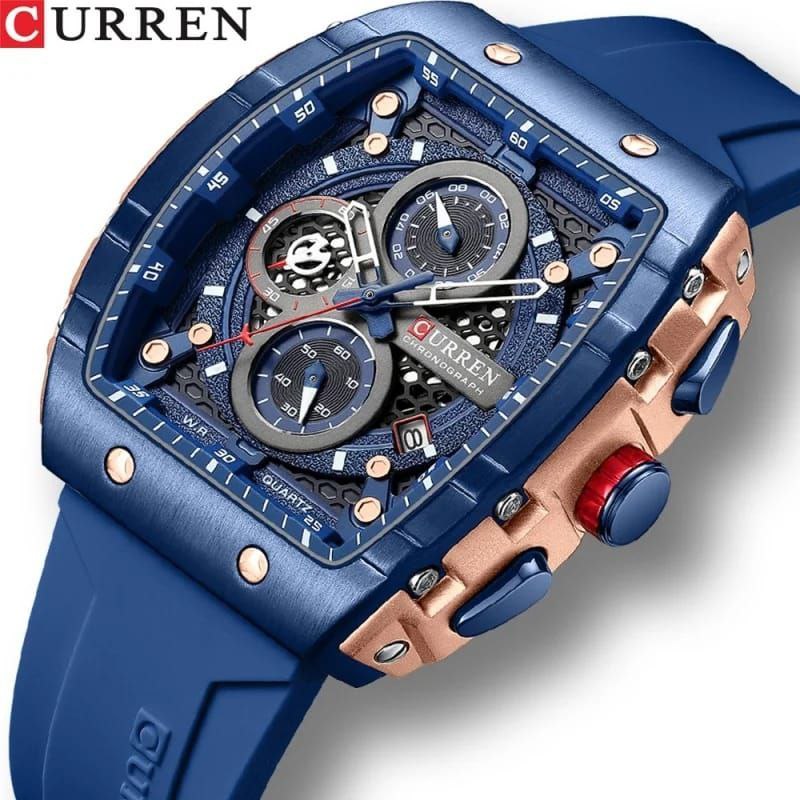 Curren Men's Quartz Waterproof Luminous Chronograph Watch