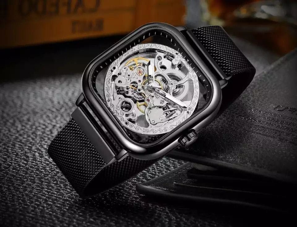 Forsining Skeleton Automatic Mechanical Wrist Watch