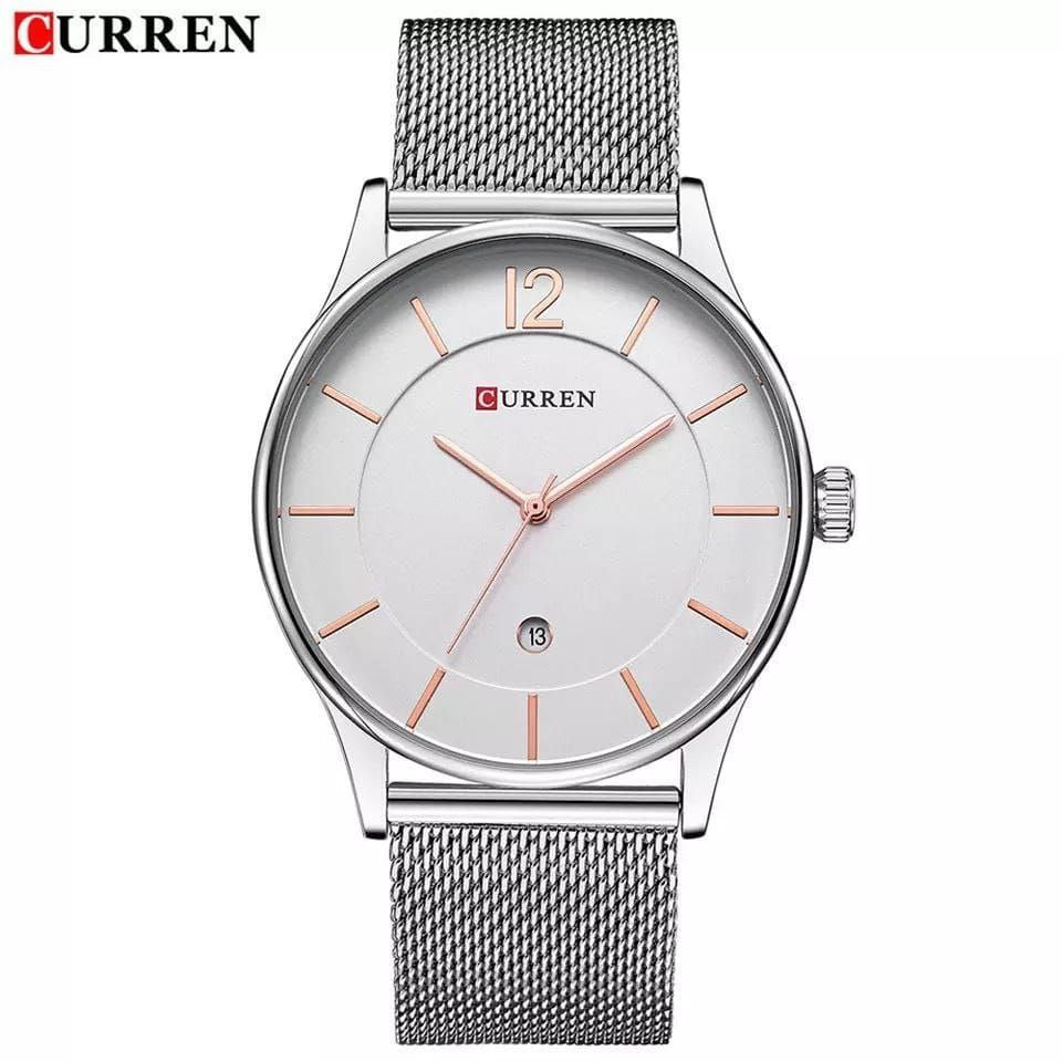 Curren Men's Watch Stainless Steel Mesh Strap