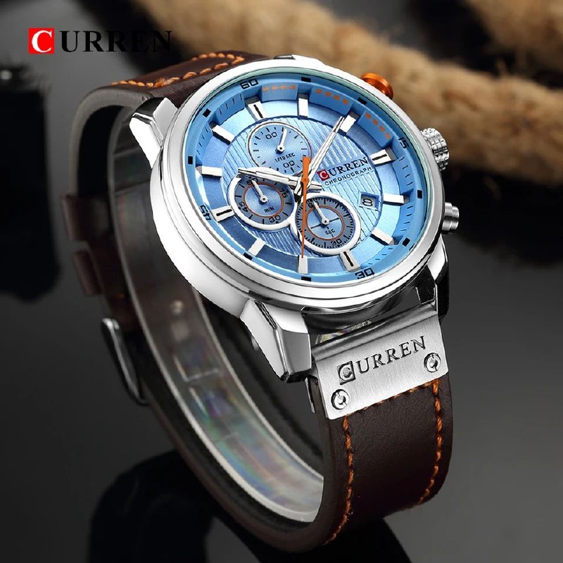 Curren Luxury Chronograph Quartz Watch Men's Watch