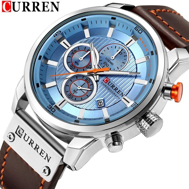 Curren Luxury Chronograph Quartz Watch Men's Watch