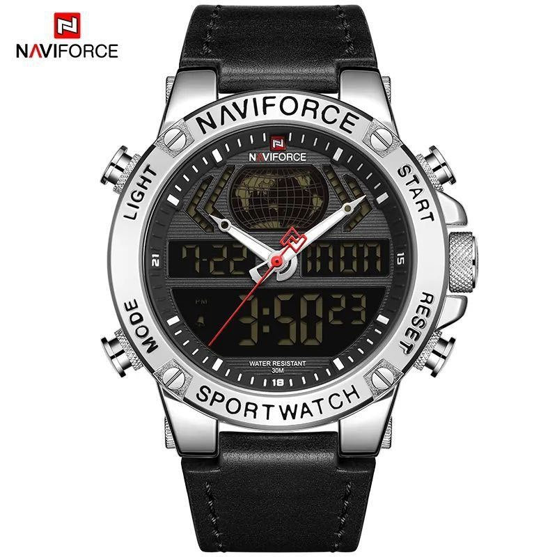 Naviforce Fashion NAVIFORCE LED Watches Men Top Brand Luxury Wristwatch