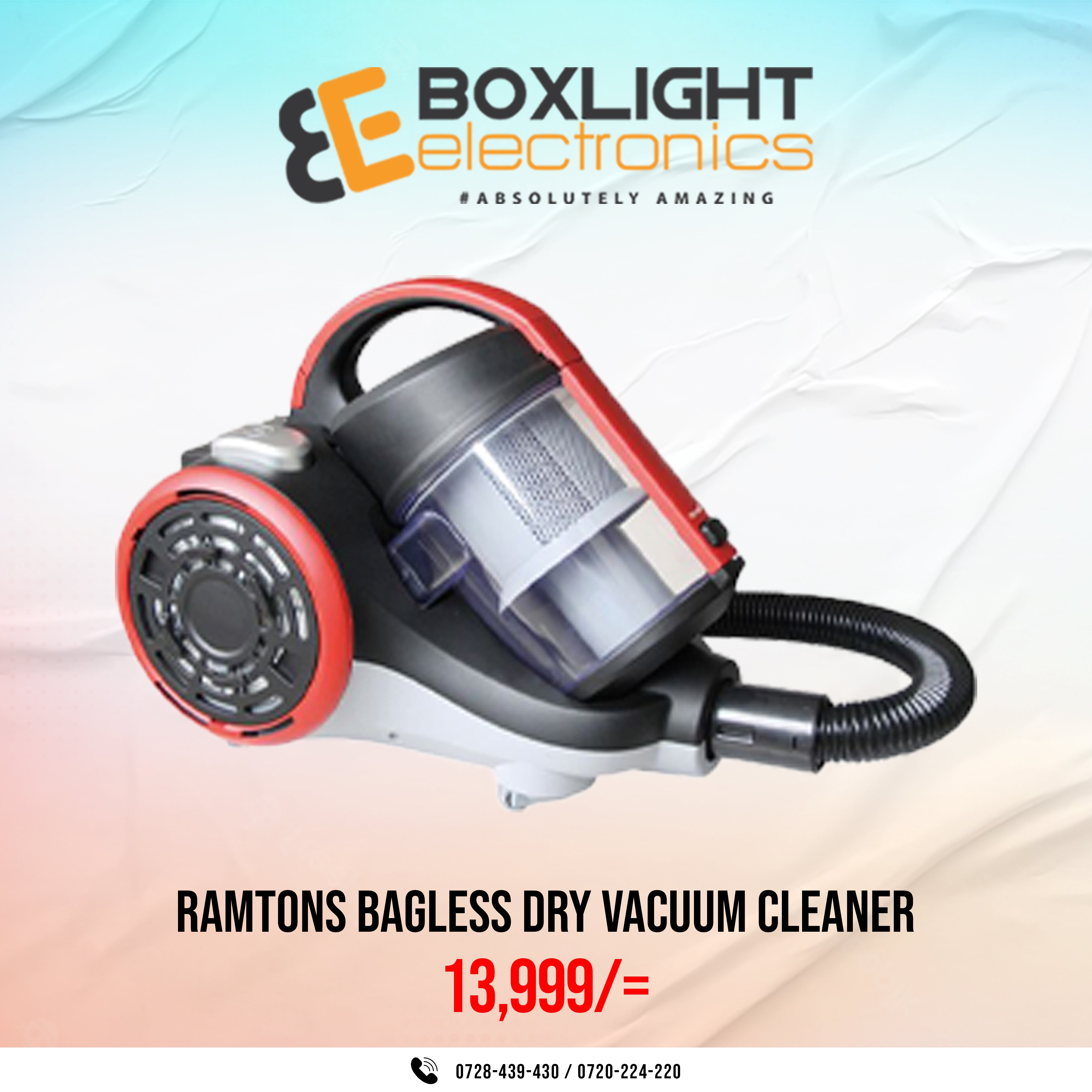 RAMTONS BAGLESS DRY VACUUM CLEANER- RM/667
