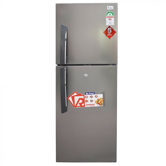 RAMTONS 196 LITRES DOUBLE DOOR NO FROST FRIDGE, SILVER- RF/239