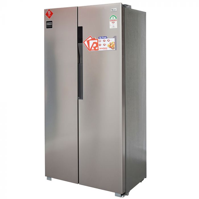 RAMTONS 430 LITERS SIDE BY SIDE LED NO FROST FRIDGE- RF/319
