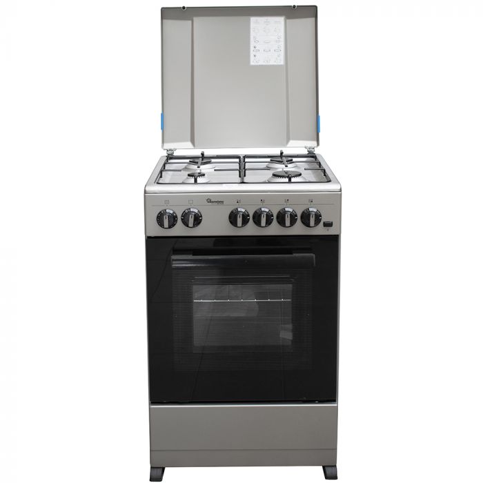RAMTONS 4 GAS 50X50 ALL GAS COOKER SILVER - RF/356