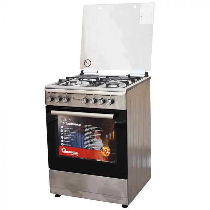 Ramtons 3G+1E 60X60 INOX COOKER- RF/485
