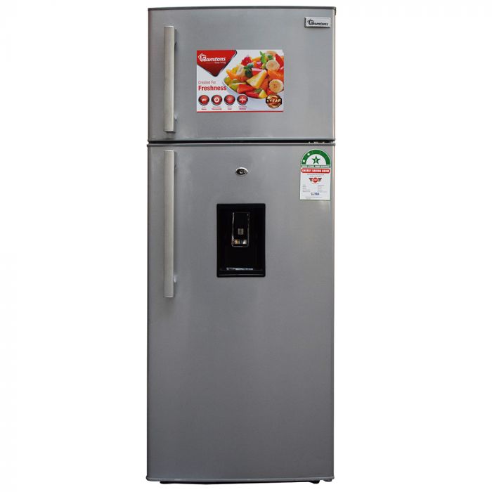 213 LITERS 2 DOOR DIRECT COOL FRIDGE + DISPENSER, SILVER- RF/130