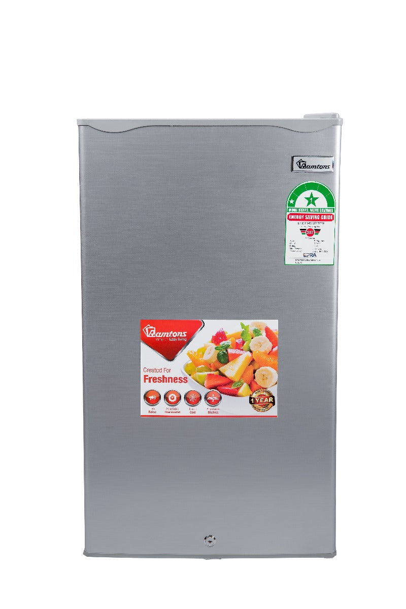Ramtons 90 LITERS SINGLE DOOR DIRECT COOL FRIDGE, SILVER- RF/215