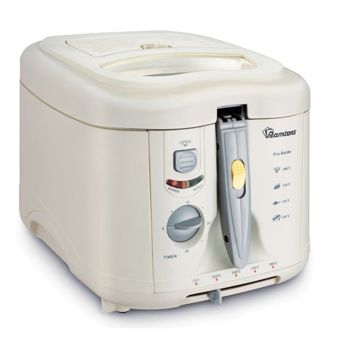 RAMTONS  DEEP FRYER WHITE- RM/249