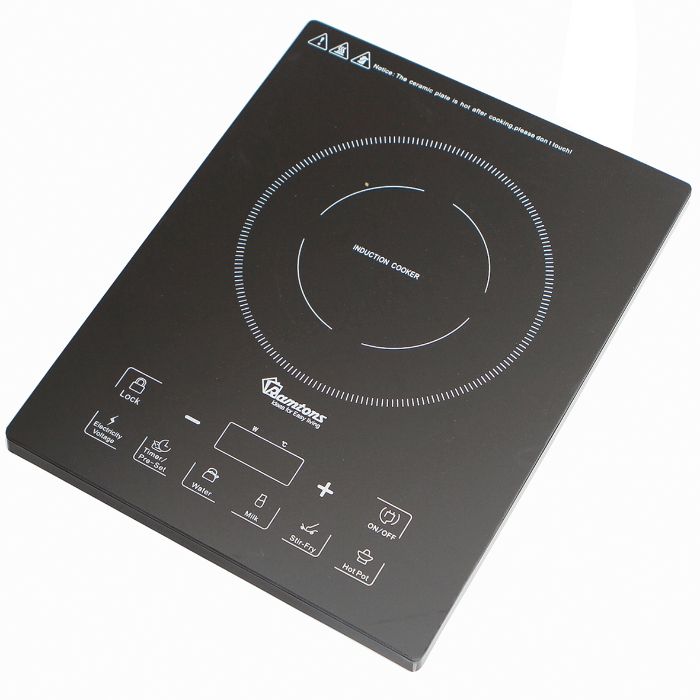 RAMTONS INDUCTION COOKER +FREE NON STICK 24 CM PAN INSIDE BLACK- RM/381