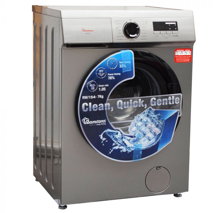 RAMTONS  FRONT LOAD FULLY AUTOMATIC 7KG WASHER 1400RPM - RW/154