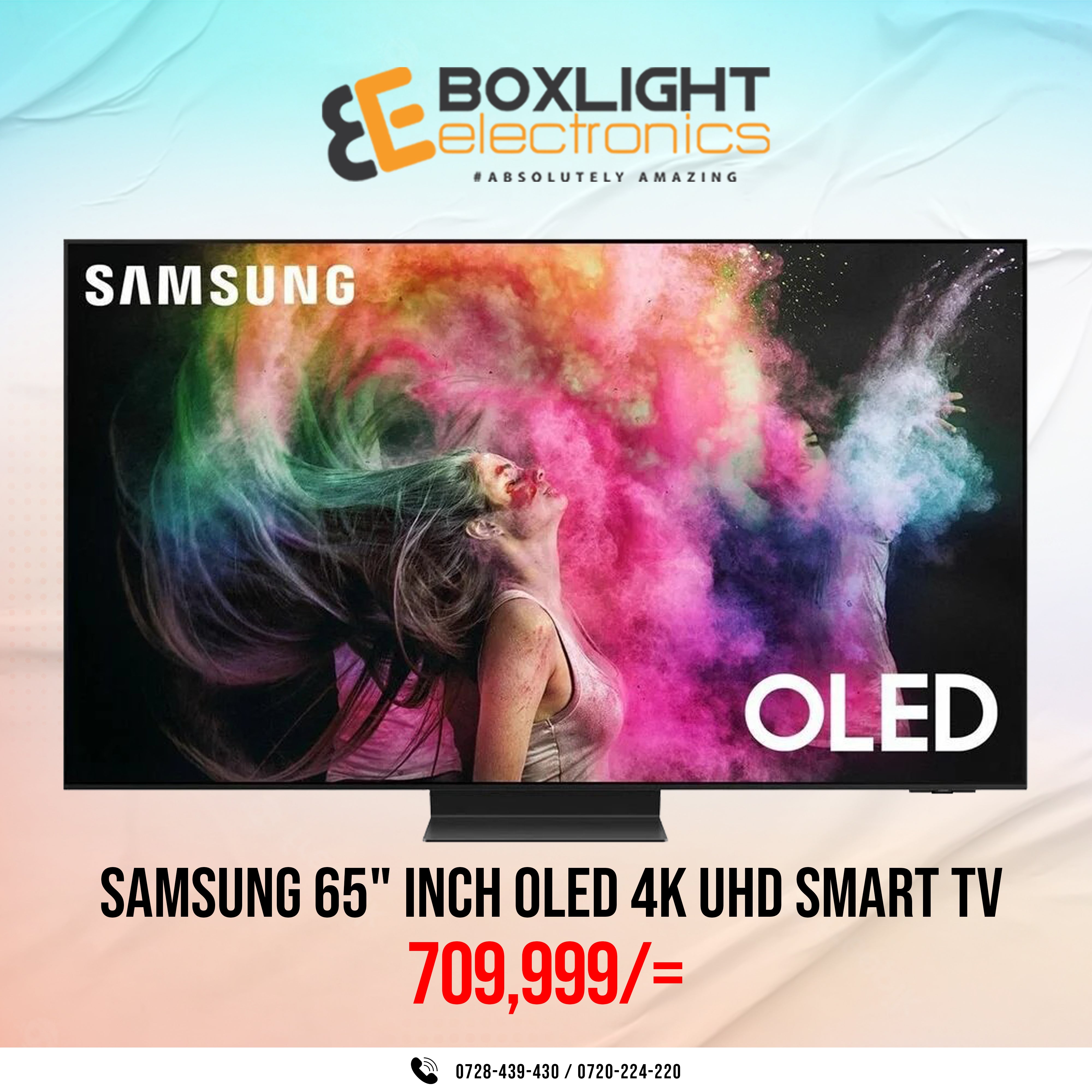 Samsung 65" Inch Class S90C (65S90CAU) OLED 4K UHD Smart Tizen TV