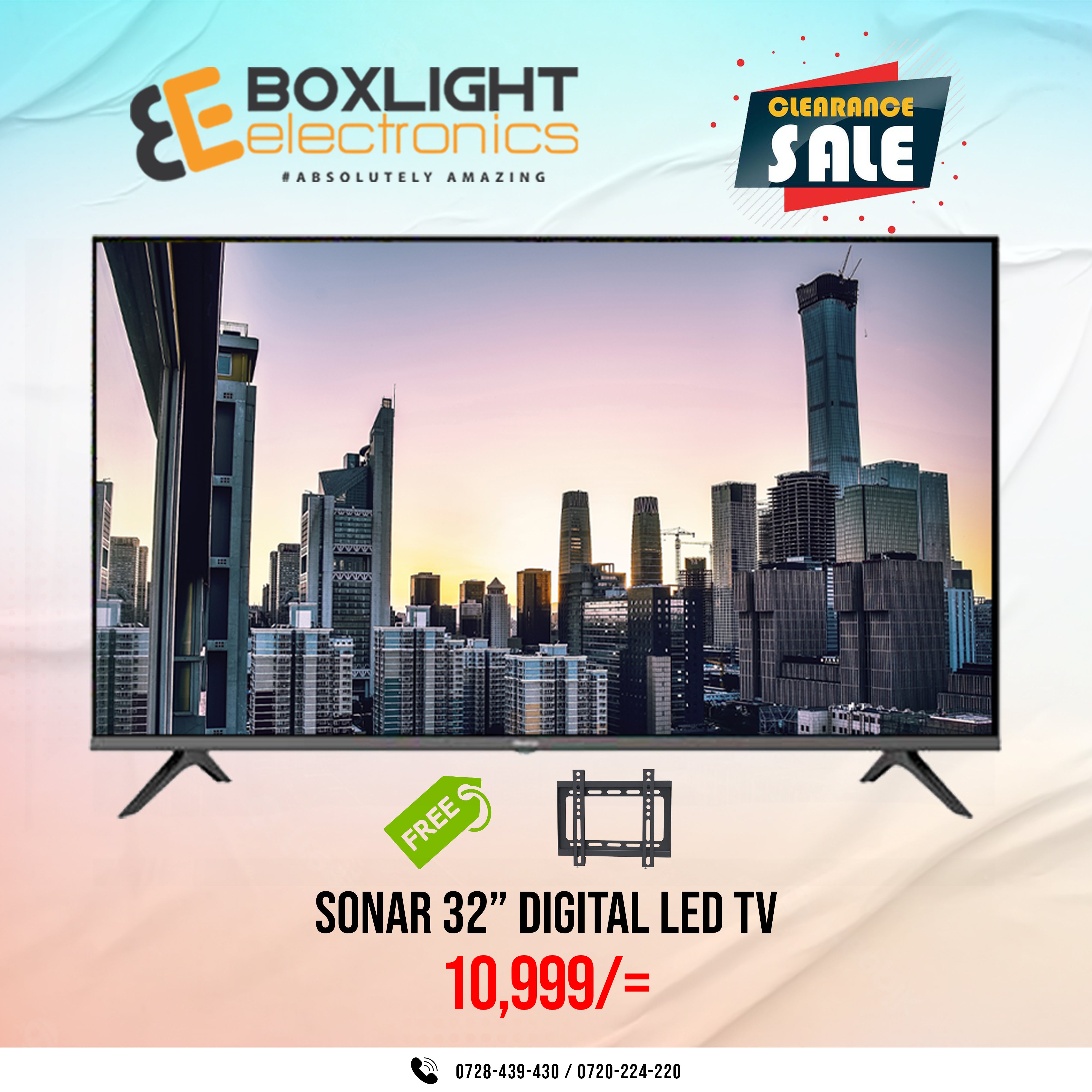 Sonar 32″ Inch Digital LED HD Television