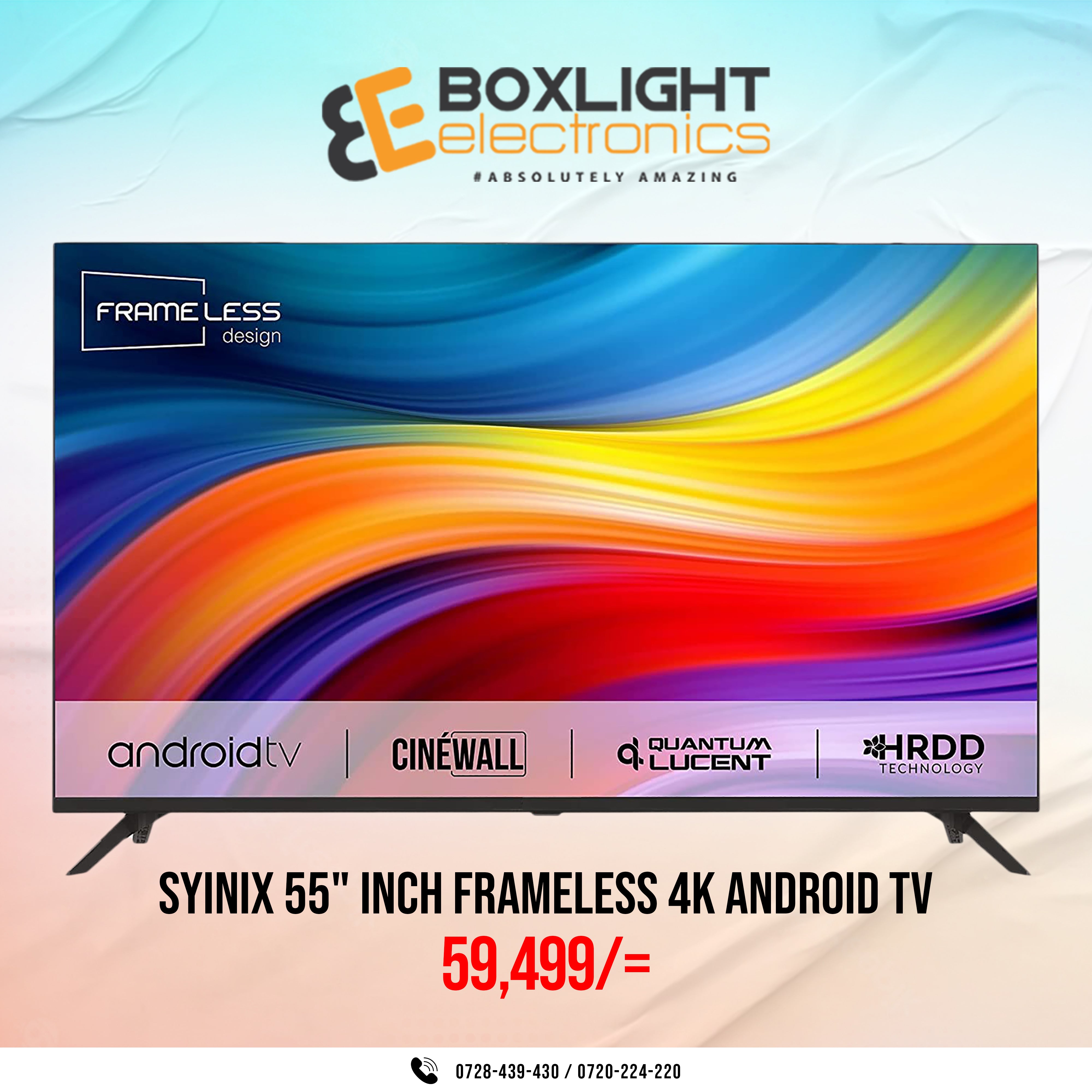 Syinix 55″ – 4K UHD ANDROID SMART TV 