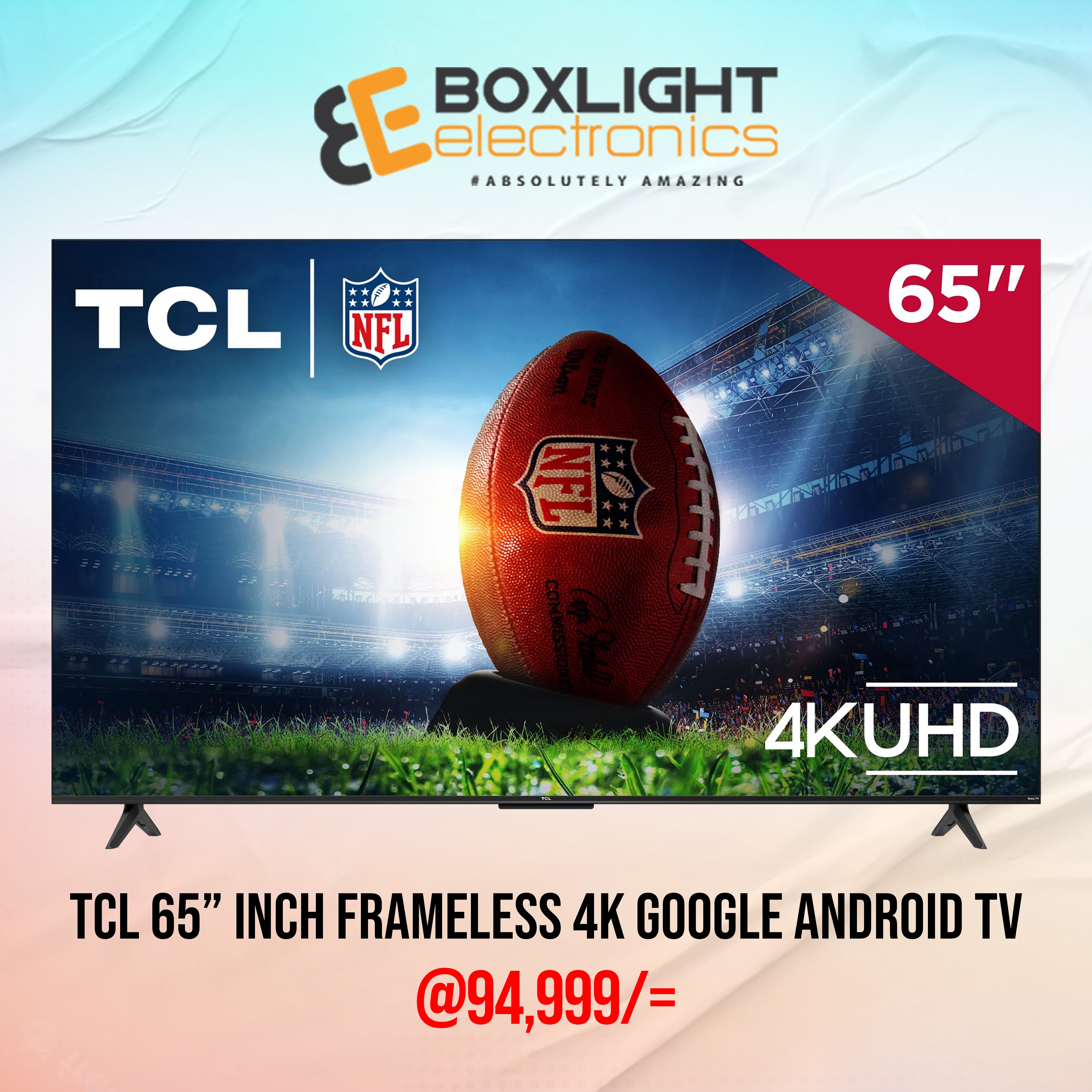 TCL 65P635 65" Inch 4K HDR Google Android TV