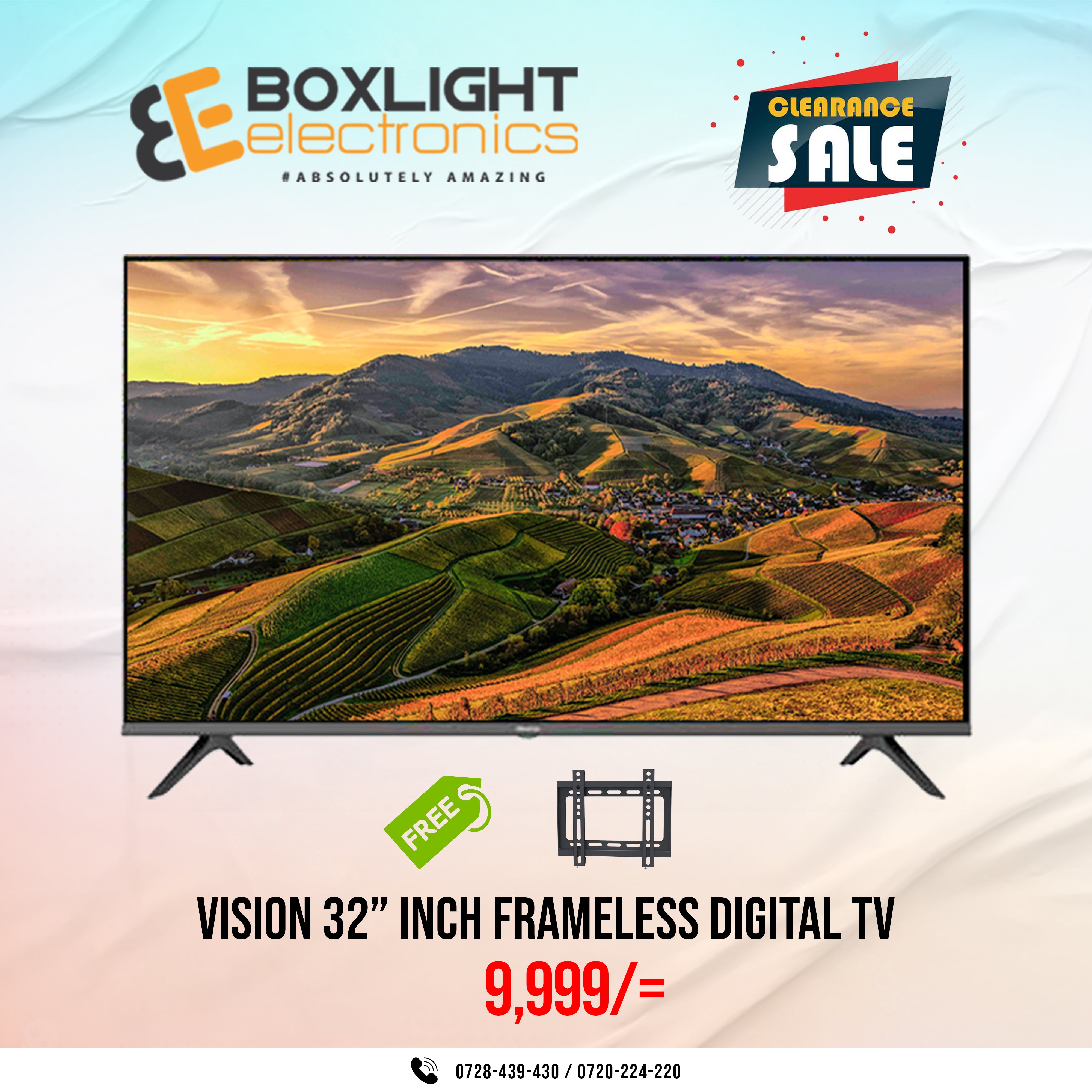 Vision Plus 32" Inch Frameless Digital LED TV