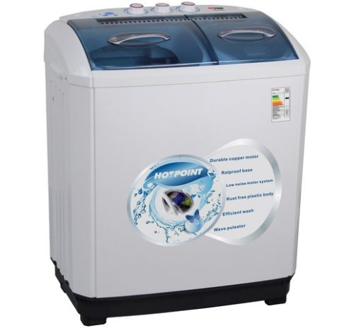 Von VALW-10MLW Twin Tub Washing Machine - White - 10 Kg