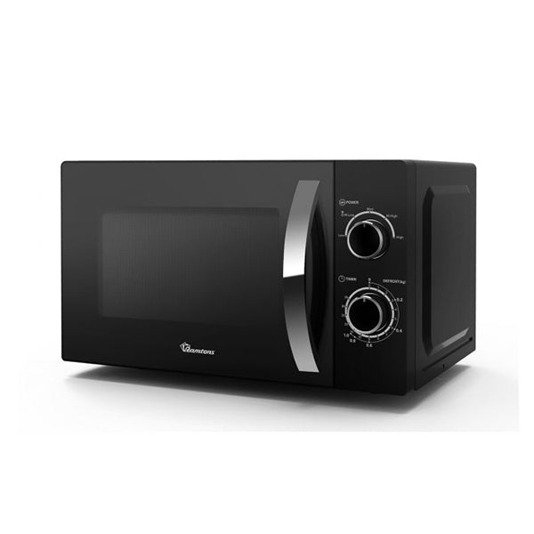 RAMTONS 20 LITERS MANUAL MICROWAVE BLACK- RM/557