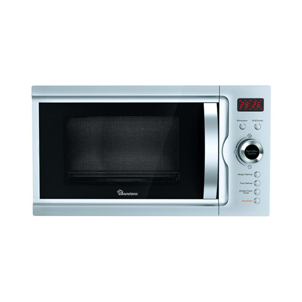 RAMTONS 23 LITERS MICROWAVE+GRILL SILVER- RM/497