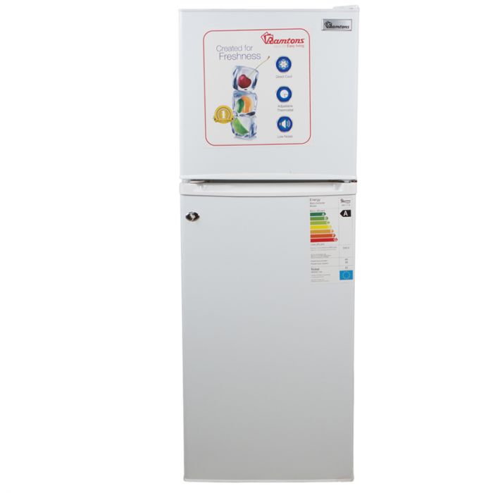 RAMTONS 128 LITERS 2 DOOR DIRECT COOL FRIDGE, WHITE- RF/174