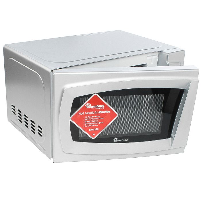 RAMTONS 20 LITERS DIGITAL MICROWAVE SILVER- RM/320