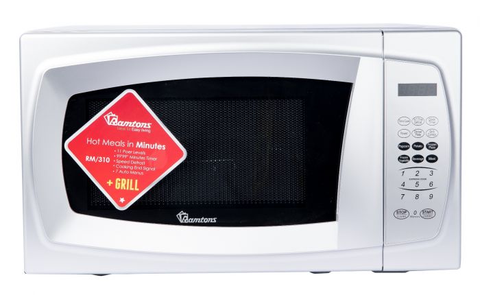 RAMTONS 20 LITERS MICROWAVE+GRILL SILVER- RM/310