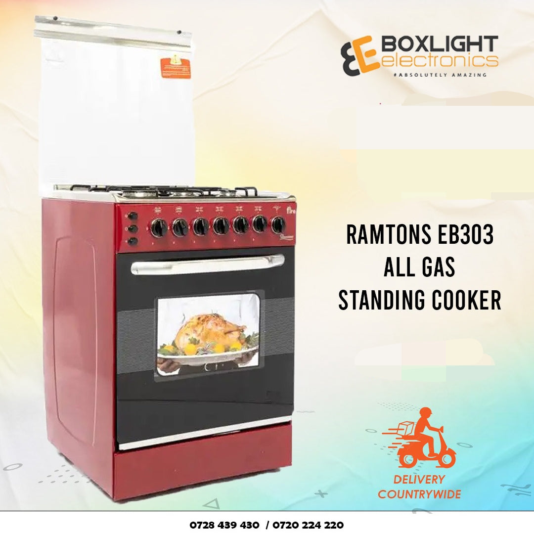 DARK RED RAMTONS COOKER - EB/303