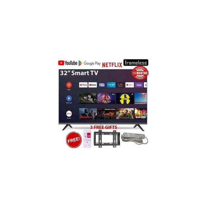 Solarmax 32" inch Bluetooth enabled Television Smart TV Digital TV Inbuilt Decoder Built-in WIFI Appstore
