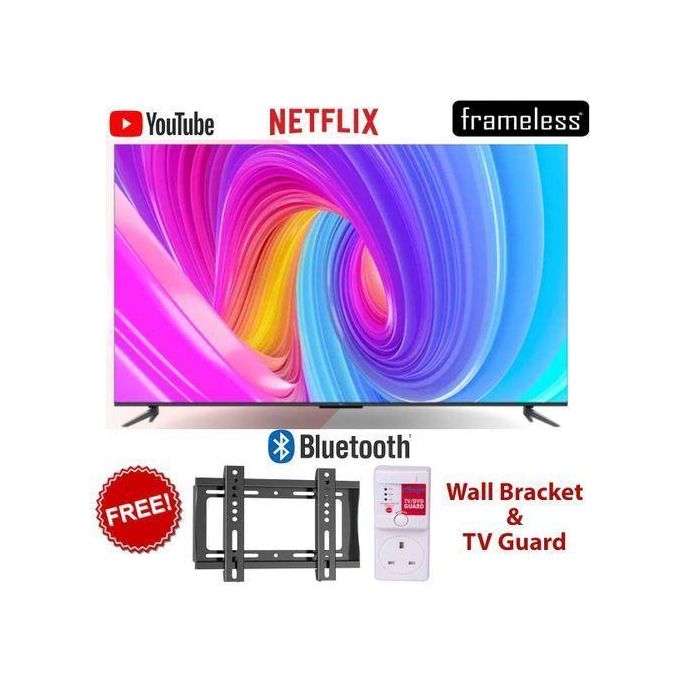 Solarmax 43" Inch FULL HD ANDROID TV,NETFLIX,DECODER,BLUETOOTH-ENABLED+WI-FI+Power Guard+BRACKET